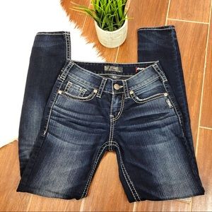 Silver Suki Mid Skinny Super Stretch Jeans Size 25